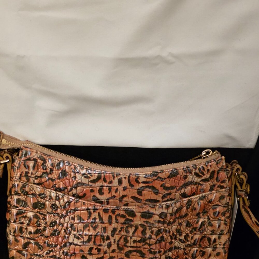 Brahmin Shayna Melbourne Crossbody and Ady Wallet Leopard Cub **Combo** - Picture 8 of 13